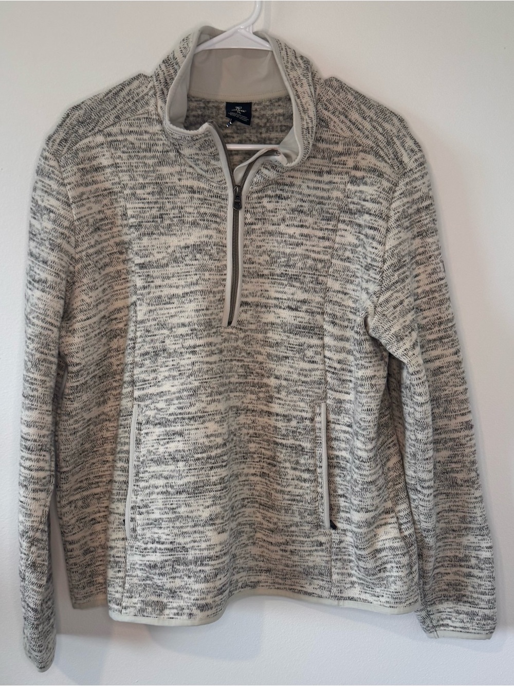 KÜHL Ascendyr Men’s XL Oatmeal Sweater Fleece 1/4 Zip Kangaroo Pocket Pullover